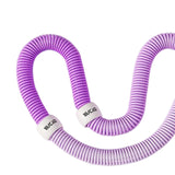 Maxbell Fitness Hoop Portable Outdoor Sports Folding Equipment for Adults Travel Gym violet pink