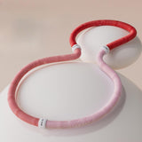 Maxbell Fitness Hoop Portable Outdoor Sports Folding Equipment for Adults Travel Gym pink