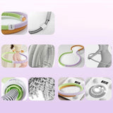 Maxbell Fitness Hoop Portable Outdoor Sports Folding Equipment for Adults Travel Gym pink