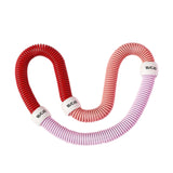 Maxbell Fitness Hoop Portable Outdoor Sports Folding Equipment for Adults Travel Gym pink