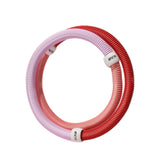 Maxbell Fitness Hoop Portable Outdoor Sports Folding Equipment for Adults Travel Gym pink