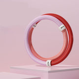 Maxbell Fitness Hoop Portable Outdoor Sports Folding Equipment for Adults Travel Gym pink