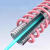 Maxbell Weighted Fitness Hoop Foldable PVC Sports Training Workout for Kids Home Gym violet pink