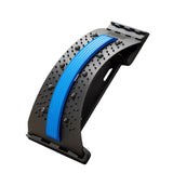 Maxbell Back Stretcher Extender Back Relaxation Waist Traction for Home Living Room black blue
