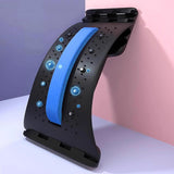 Maxbell Back Stretcher Extender Back Relaxation Waist Traction for Home Living Room black blue