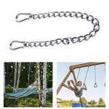 Maxbell Heavy Duty Chain Thick Stainless Steel Chain for Porch Tree Swing Boxing Bag 660mm silvery