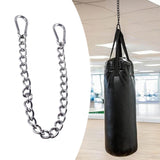 Maxbell Heavy Duty Chain Thick Stainless Steel Chain for Porch Tree Swing Boxing Bag 660mm silvery
