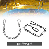 Maxbell Heavy Duty Chain Thick Stainless Steel Chain for Porch Tree Swing Boxing Bag 660mm silvery
