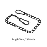 Maxbell Heavy Duty Chain Thick Stainless Steel Chain for Porch Tree Swing Boxing Bag 660mm black