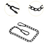 Maxbell Heavy Duty Chain Thick Stainless Steel Chain for Porch Tree Swing Boxing Bag 660mm black