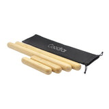 Maxbell 4Pcs Bamboo Full Body Massage Stick Versatile Lightweight Traditional Manual