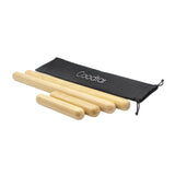 Maxbell 4Pcs Bamboo Full Body Massage Stick Versatile Lightweight Traditional Manual