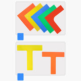 Maxbell Pickleball Court Marker Kit for Indoor/Outdoor Training Basketball