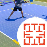 Maxbell Pickleball Court Marker Kit for Indoor/Outdoor Training Basketball