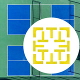 Maxbell Pickleball Court Marker Kit for Indoor/Outdoor Training Basketball