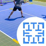 Maxbell Pickleball Court Marker Kit for Indoor/Outdoor Training Basketball