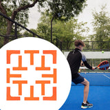 Maxbell Pickleball Court Marker Kit for Indoor/Outdoor Training Basketball