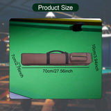 Maxbell Pool Cue Case Portable Handle with Adjustable Shoulder Strap 2 Cues Capacity Coffee