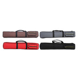 Maxbell Pool Cue Case Portable Handle with Adjustable Shoulder Strap 2 Cues Capacity Coffee