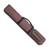 Maxbell Pool Cue Case Portable Handle with Adjustable Shoulder Strap 2 Cues Capacity Coffee