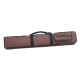 Maxbell Pool Cue Case Portable Handle with Adjustable Shoulder Strap 2 Cues Capacity Coffee