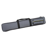 Maxbell Pool Cue Case Portable Handle with Adjustable Shoulder Strap 2 Cues Capacity Gray