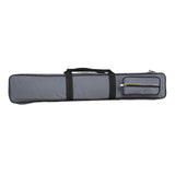 Maxbell Pool Cue Case Portable Handle with Adjustable Shoulder Strap 2 Cues Capacity Gray