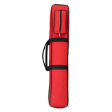 Maxbell Pool Cue Case Portable Handle with Adjustable Shoulder Strap 2 Cues Capacity Red
