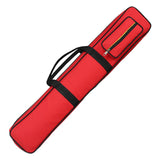 Maxbell Pool Cue Case Portable Handle with Adjustable Shoulder Strap 2 Cues Capacity Red