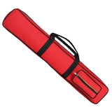 Maxbell Pool Cue Case Portable Handle with Adjustable Shoulder Strap 2 Cues Capacity Red