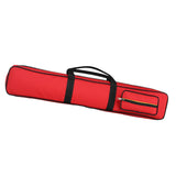 Maxbell Pool Cue Case Portable Handle with Adjustable Shoulder Strap 2 Cues Capacity Red