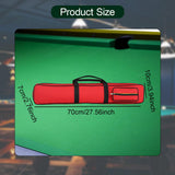 Maxbell Pool Cue Case Portable Handle with Adjustable Shoulder Strap 2 Cues Capacity Red