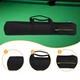 Maxbell Pool Cue Case Portable Handle with Adjustable Shoulder Strap 2 Cues Capacity Black