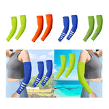 Maxbell Sports Arm Sleeves Summer Compact Protecive Cover for Playing Walking Tennis fluorescent yellow
