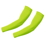 Maxbell Sports Arm Sleeves Summer Compact Protecive Cover for Playing Walking Tennis fluorescent yellow