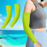 Maxbell Sports Arm Sleeves Summer Compact Protecive Cover for Playing Walking Tennis fluorescent yellow