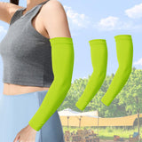 Maxbell Sports Arm Sleeves Summer Compact Protecive Cover for Playing Walking Tennis fluorescent yellow