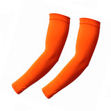 Maxbell Sports Arm Sleeves Summer Compact Protecive Cover for Playing Walking Tennis orange