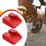 Maxbell 2 Pieces Bike Pedal Adapter Premium Road Cycling Bicycle Flat Step Converter Red