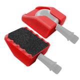Maxbell 2 Pieces Bike Pedal Adapter Premium Road Cycling Bicycle Flat Step Converter Red