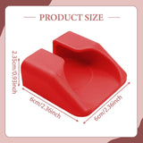 Maxbell 2 Pieces Bike Pedal Adapter Premium Road Cycling Bicycle Flat Step Converter Red
