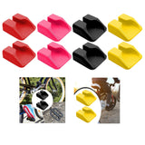 Maxbell 2 Pieces Bike Pedal Adapter Premium Road Cycling Bicycle Flat Step Converter Red
