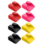 Maxbell 2 Pieces Bike Pedal Adapter Premium Road Cycling Bicycle Flat Step Converter Red