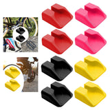 Maxbell 2 Pieces Bike Pedal Adapter Premium Road Cycling Bicycle Flat Step Converter Red