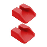 Maxbell 2 Pieces Bike Pedal Adapter Premium Road Cycling Bicycle Flat Step Converter Red