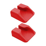 Maxbell 2 Pieces Bike Pedal Adapter Premium Road Cycling Bicycle Flat Step Converter Red