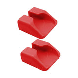 Maxbell 2 Pieces Bike Pedal Adapter Premium Road Cycling Bicycle Flat Step Converter Red