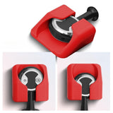 Maxbell 2 Pieces Bike Pedal Adapter Premium Road Cycling Bicycle Flat Step Converter Red