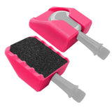 Maxbell 2 Pieces Bike Pedal Adapter Premium Road Cycling Bicycle Flat Step Converter Pink