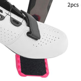 Maxbell 2 Pieces Bike Pedal Adapter Premium Road Cycling Bicycle Flat Step Converter Pink